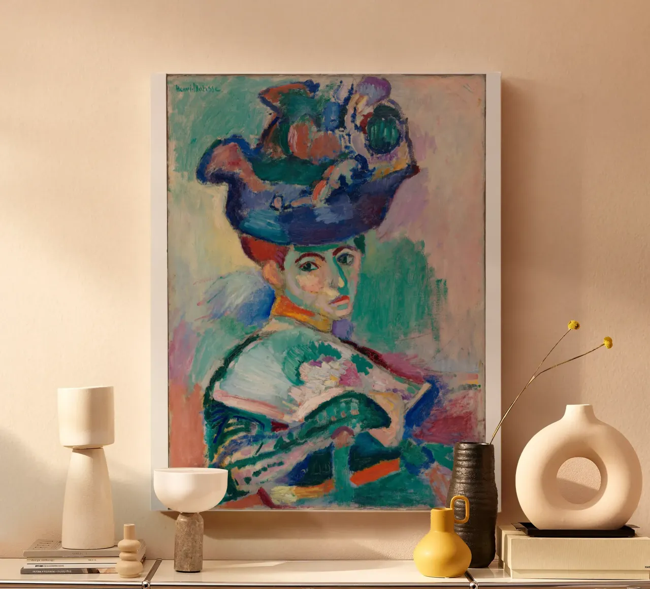 Woman With a Hat canvas by Vonda Shop