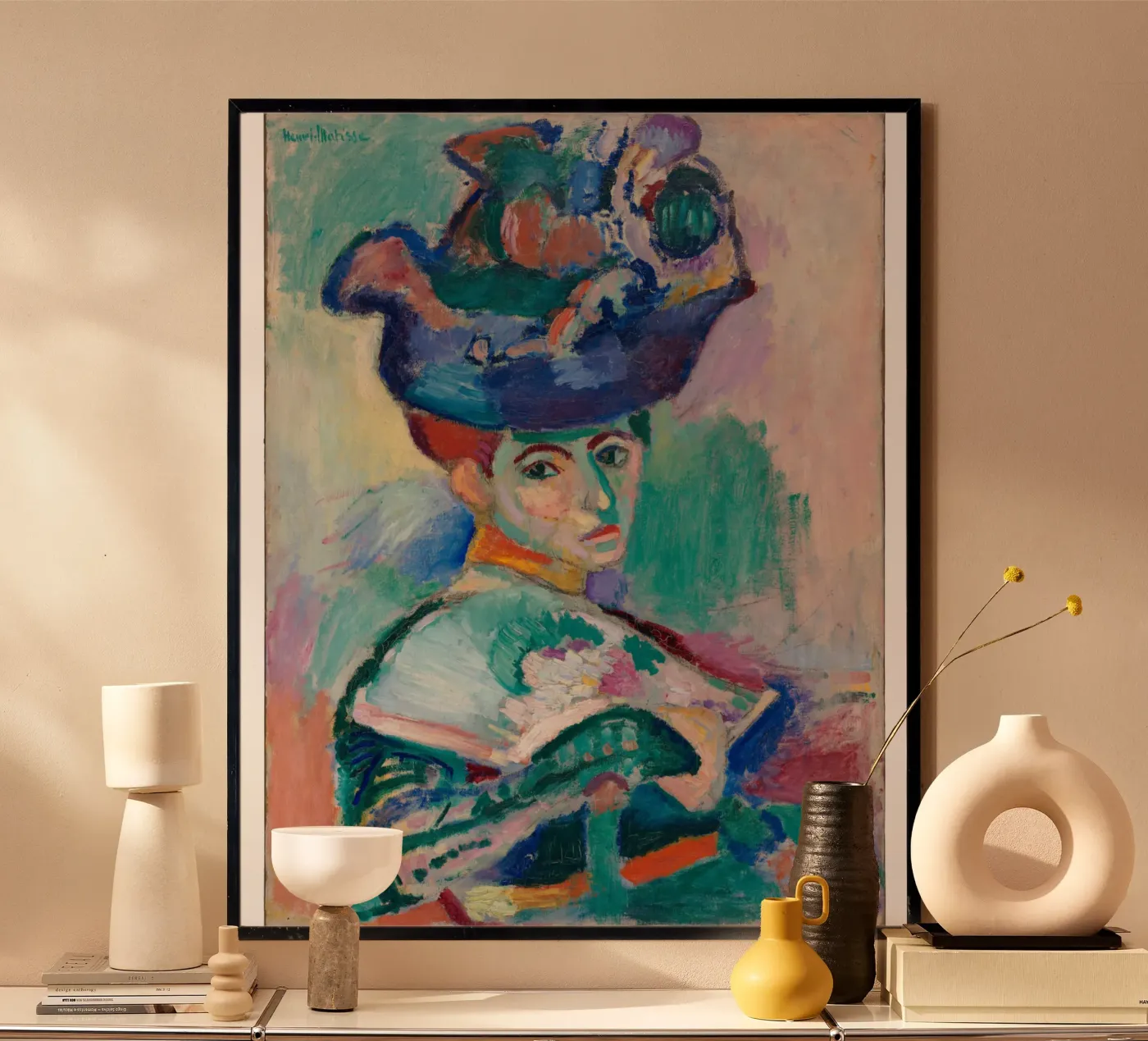 Woman With a Hat poster da Vonda Shop