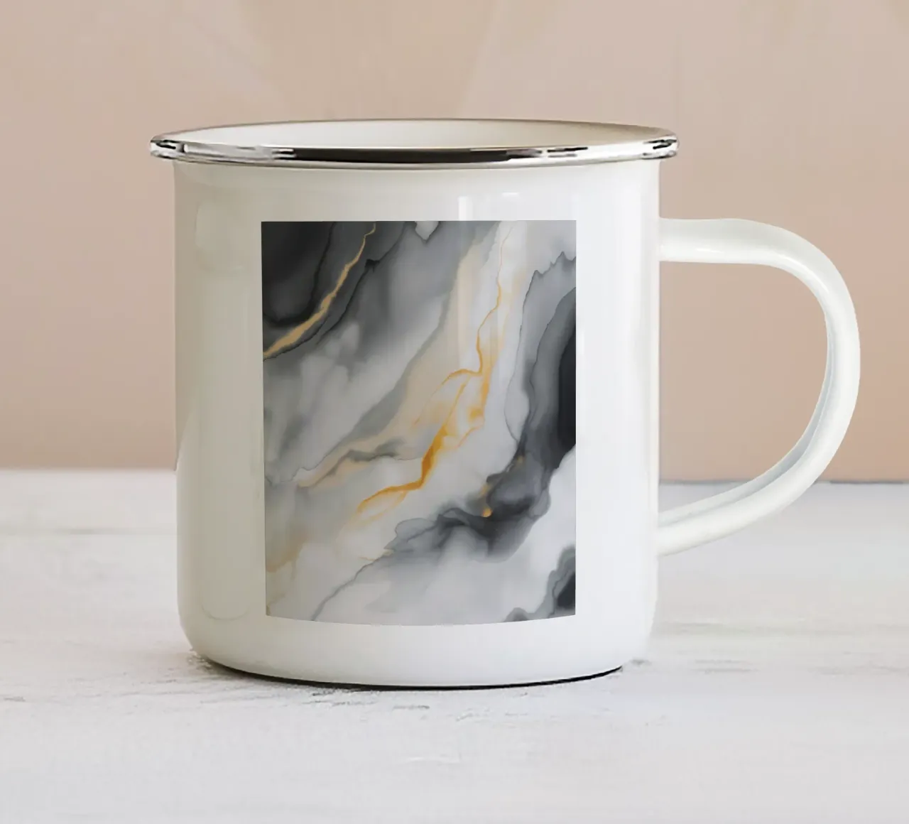 Marmo Ember Swell tazza in smalto da Monarch Arc
