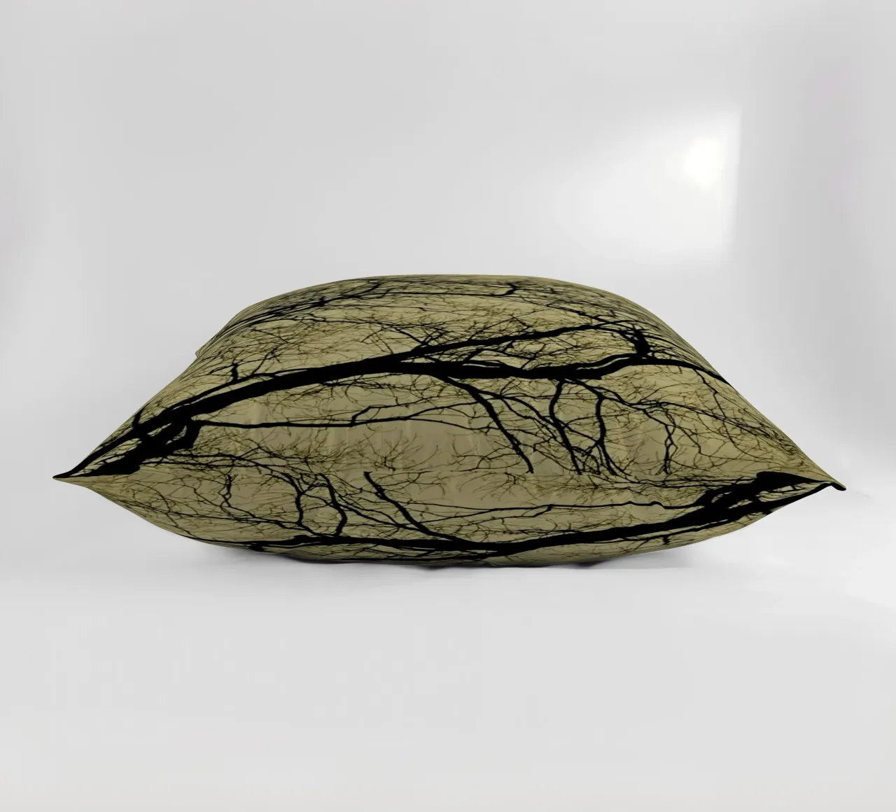Golden Houre Abstract Branches cuscino da Studio Nahili