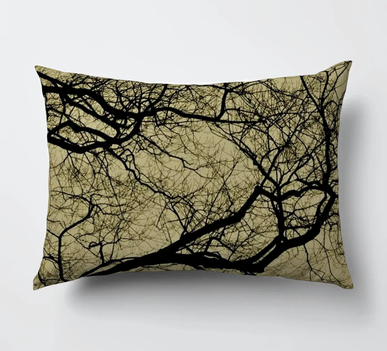 Golden Houre Abstract Branches cuscino da Studio Nahili
