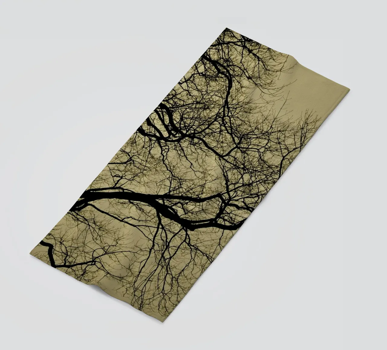 Golden Houre Abstract Branches telo mare da Studio Nahili