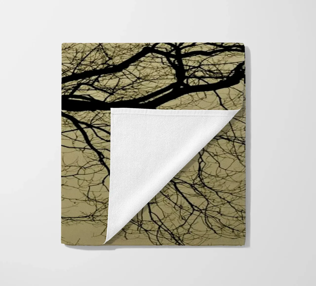 Golden Houre Abstract Branches telo mare da Studio Nahili