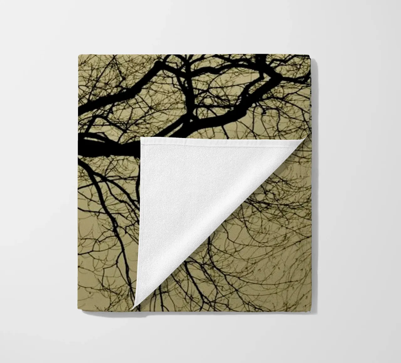 Golden Houre Abstract Branches telo mare da Studio Nahili