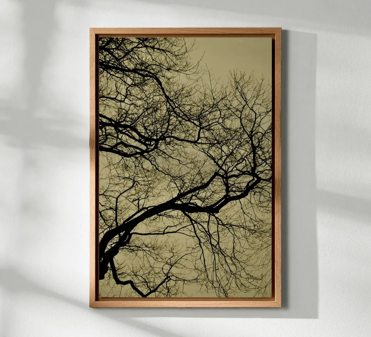 Golden Houre Abstract Branches alluminio dibond da Studio Nahili