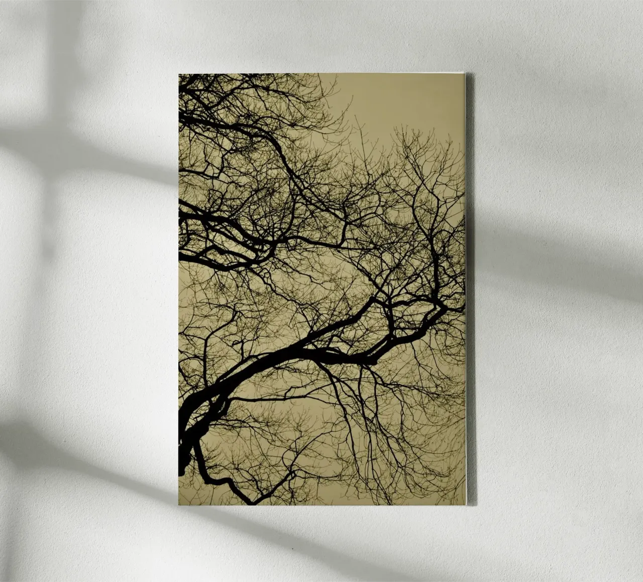 Golden Houre Abstract Branches tela con Cornice a cassetta da Studio Nahili