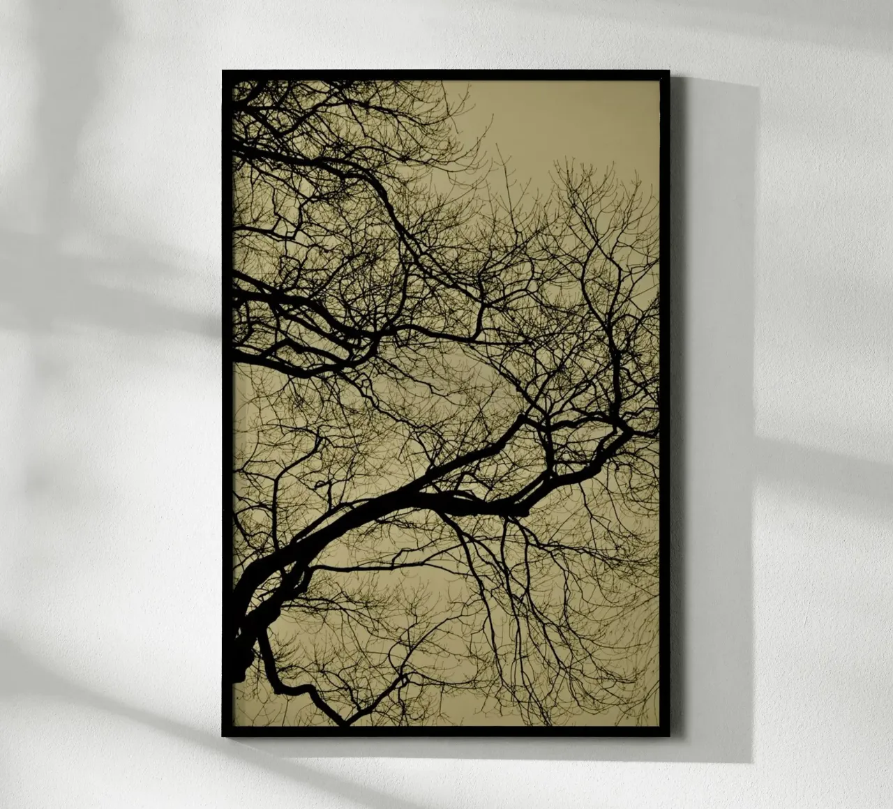 Golden Houre Abstract Branches carta hahnemühle da Studio Nahili