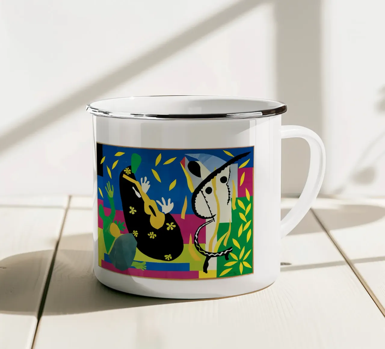 I dolori del re tazza in smalto da Vonda Shop