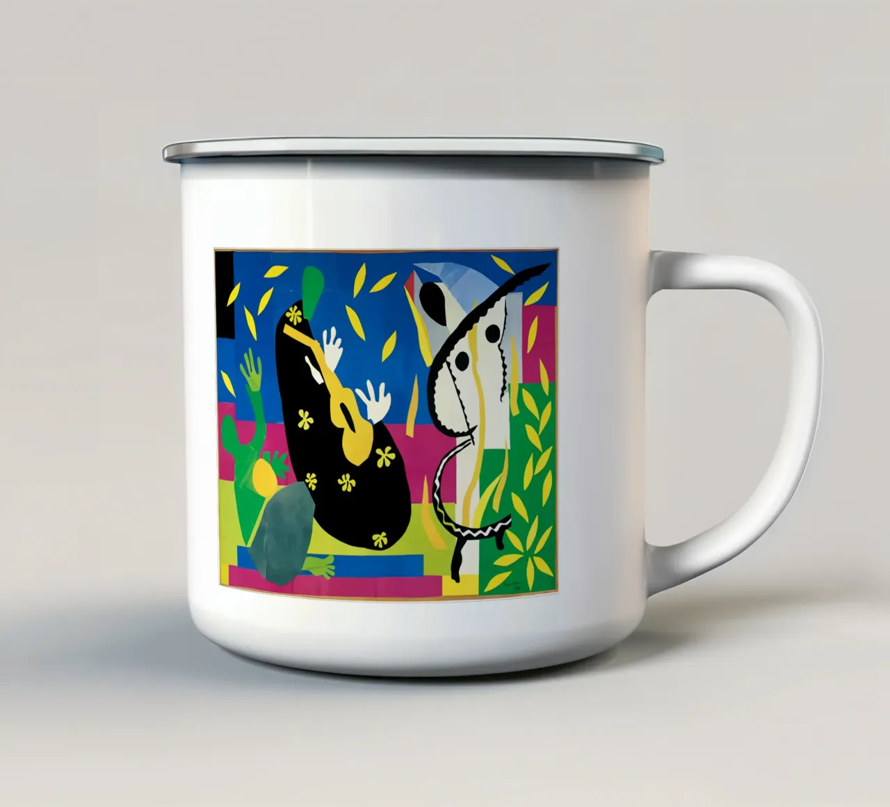 I dolori del re tazza in smalto da Vonda Shop