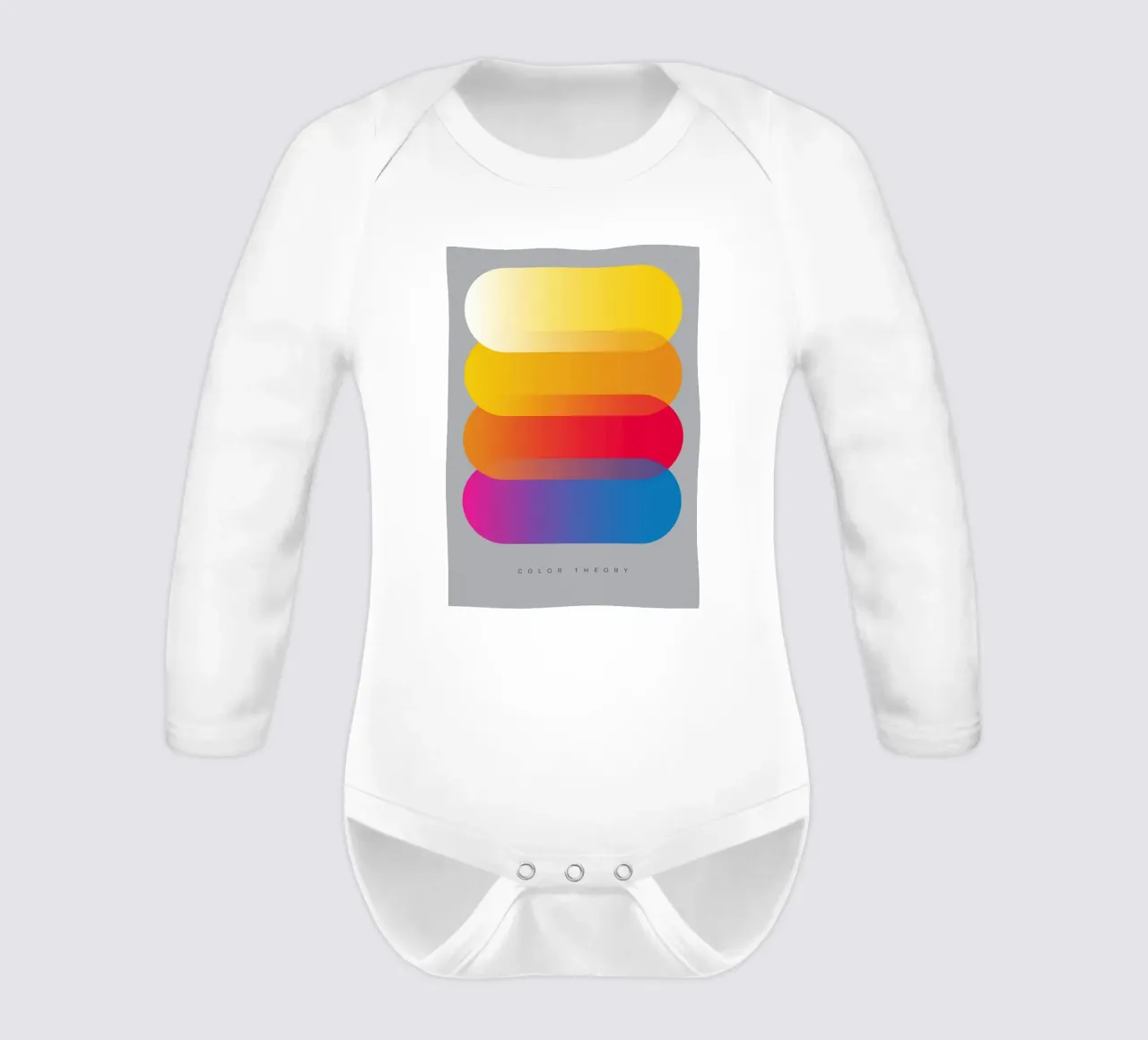 Color Theory II long-sleeve baby romper by nabakumov