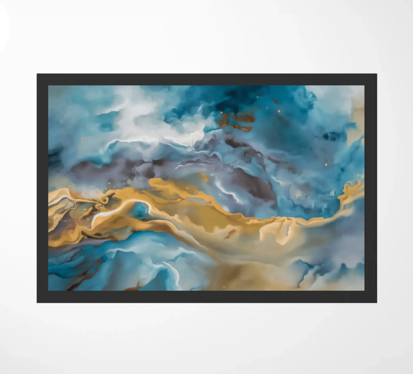 Turbulent Cloud Crest doormat by Monarch Arc