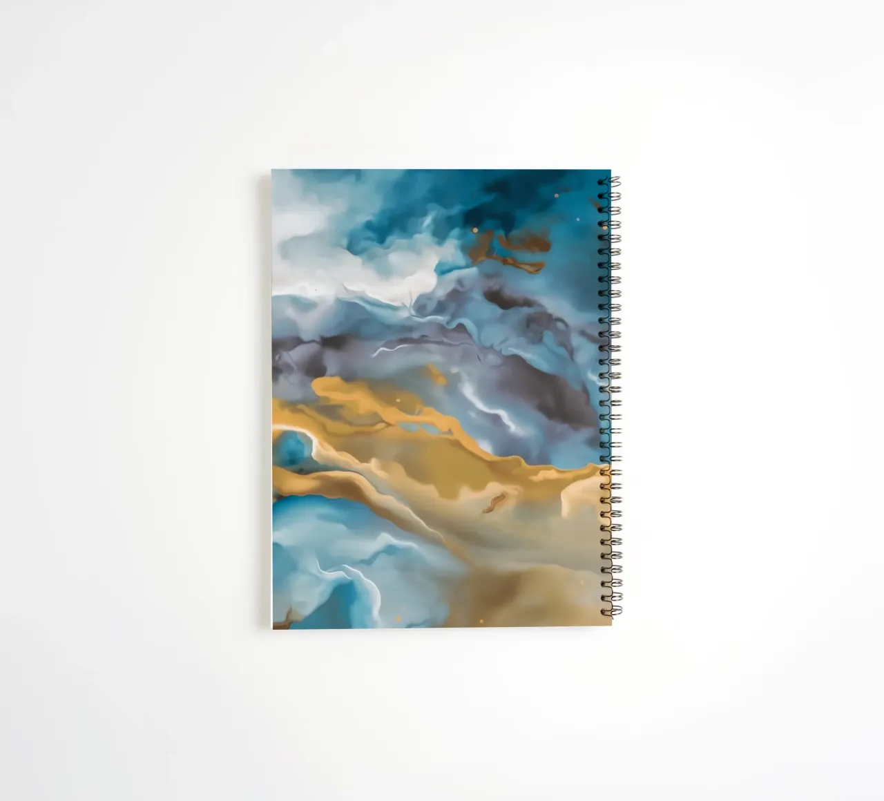 Turbulent Cloud Crest spiral notebook by Monarch Arc