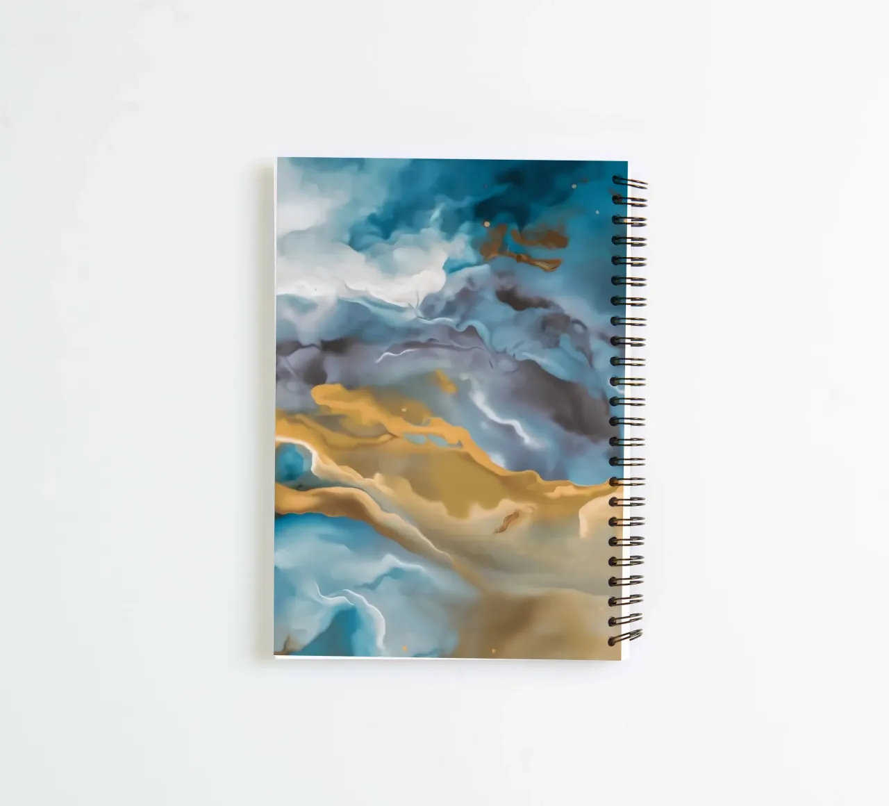 Turbulent Cloud Crest spiral notebook by Monarch Arc
