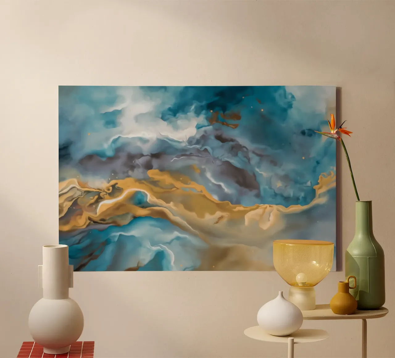 Turbulent Cloud Crest canvas by Monarch Arc