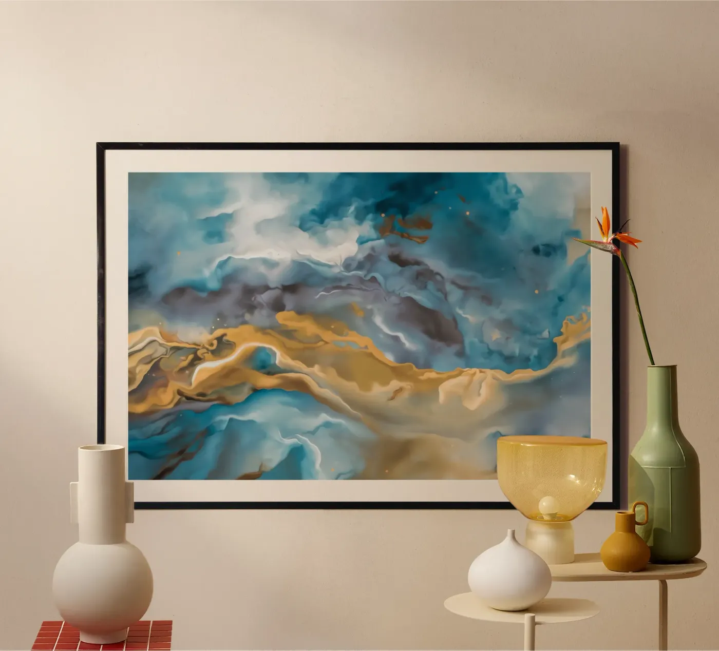 Turbulent Cloud Crest poster by Monarch Arc