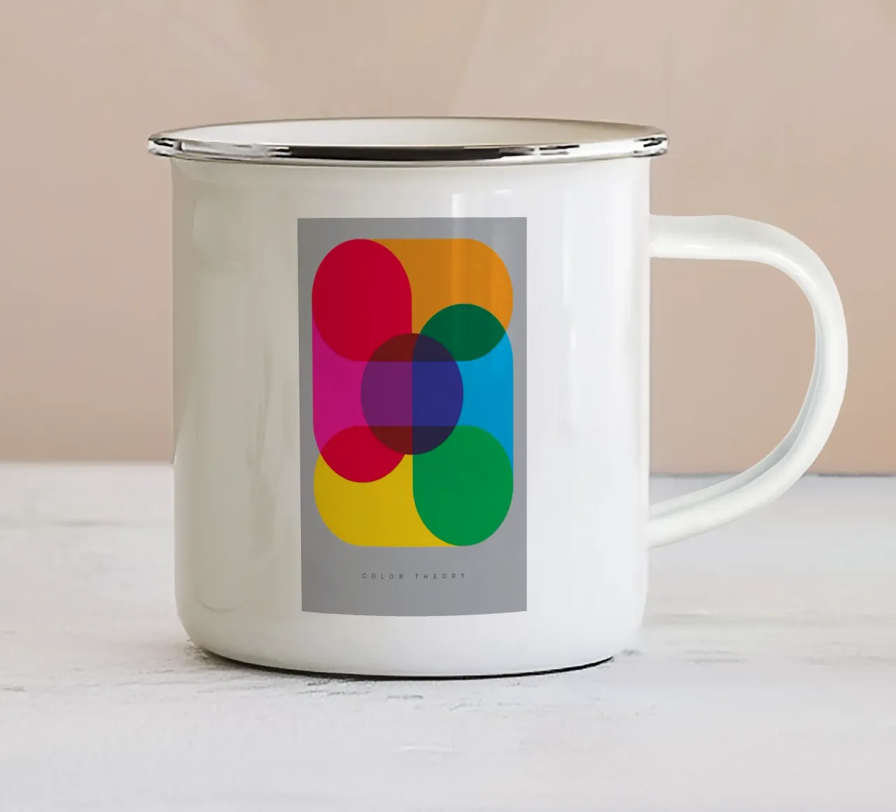 Color Theory III tazza in smalto da nabakumov