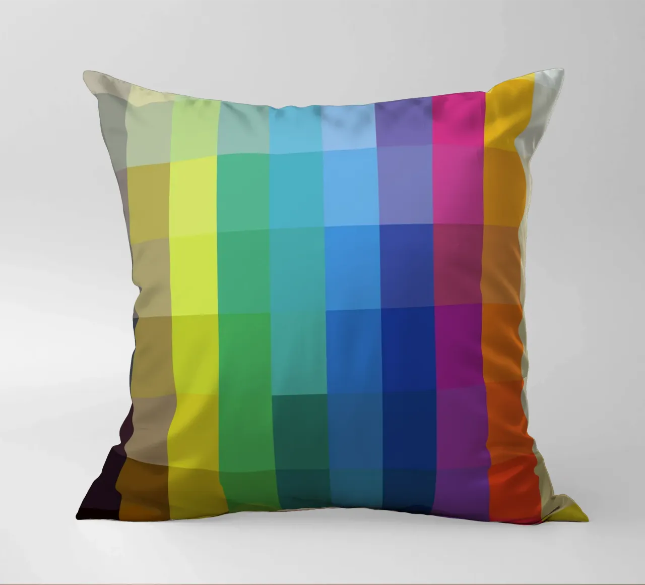 Color Palette Squares cuscino da nabakumov