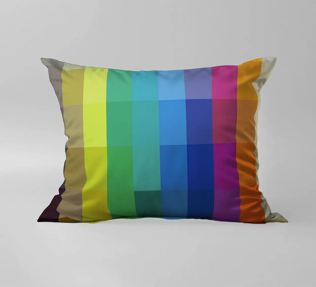 Color Palette Squares cuscino da nabakumov