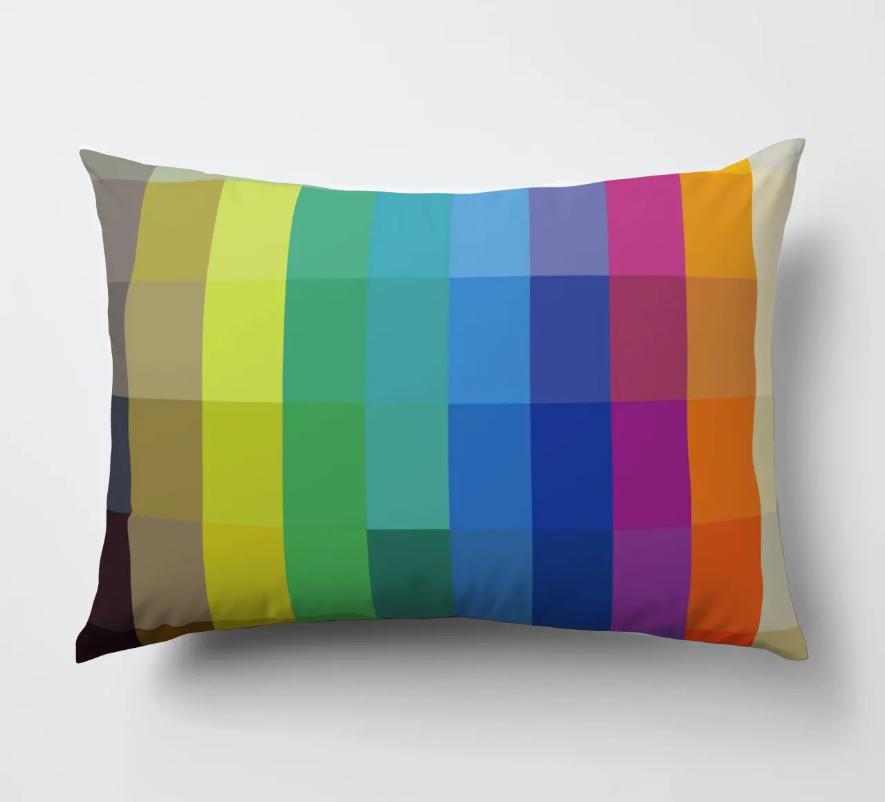 Color Palette Squares cuscino da nabakumov