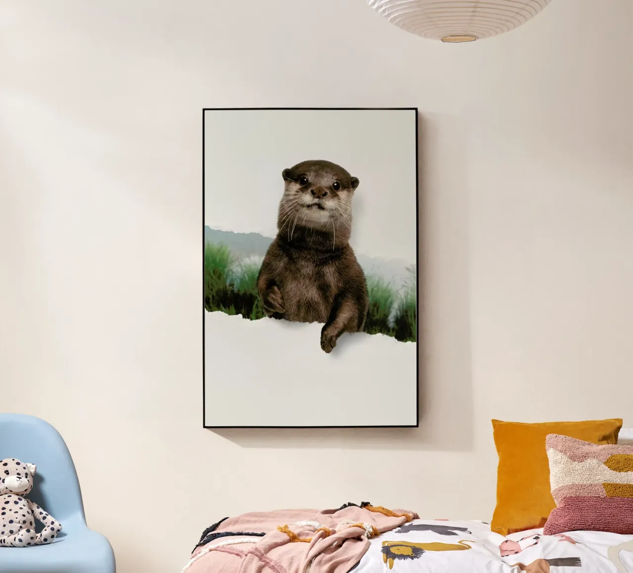 Otter Torn Paper plexiglass da JONAS LOOSE KIDS