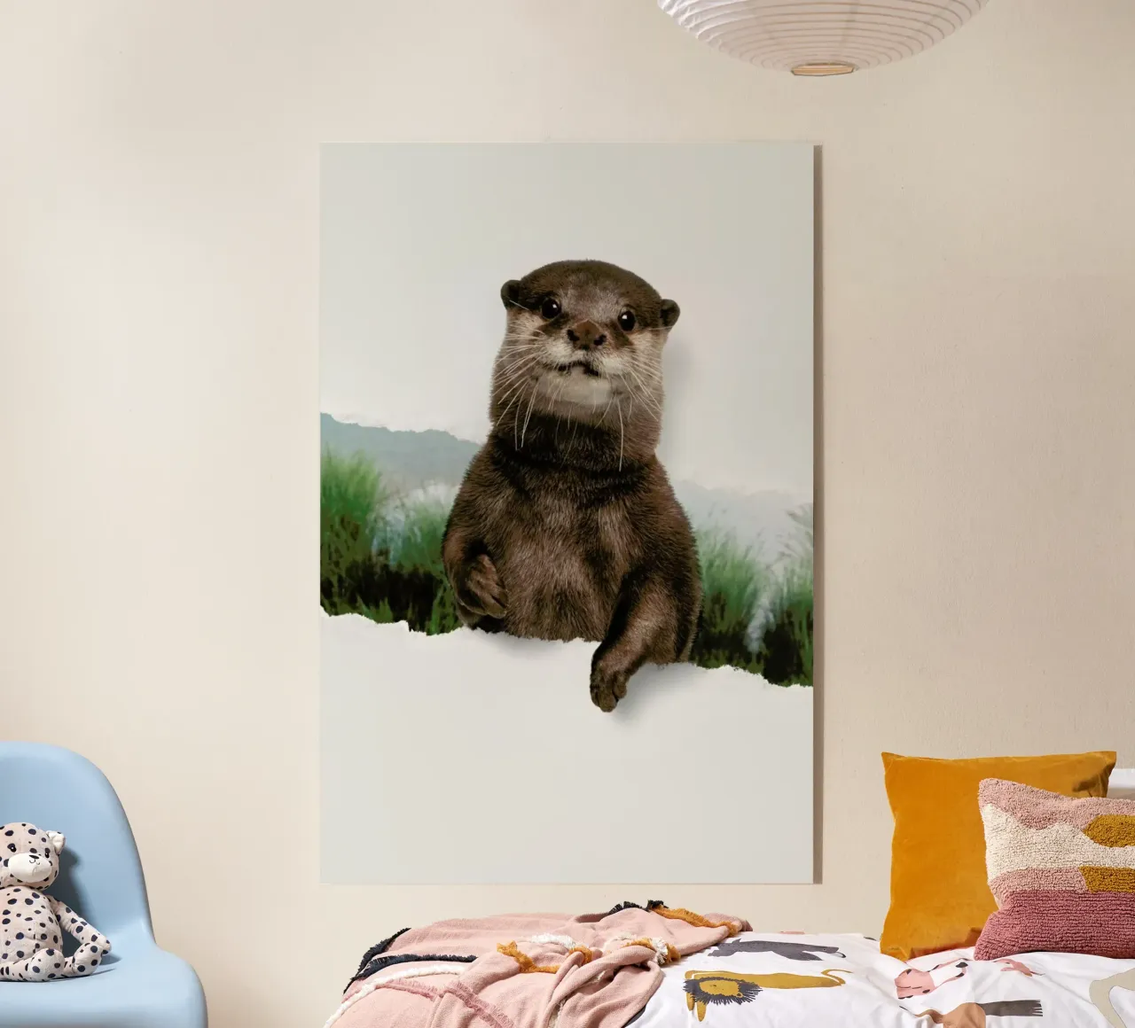 Otter Torn Paper plexiglass da JONAS LOOSE KIDS