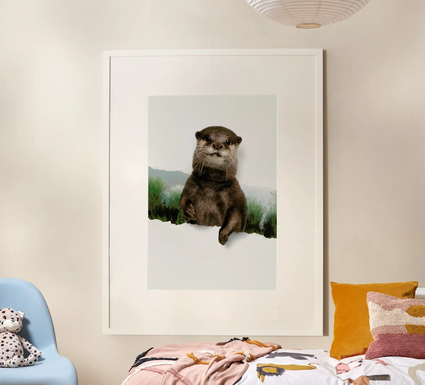 Otter Torn Paper poster da JONAS LOOSE KIDS