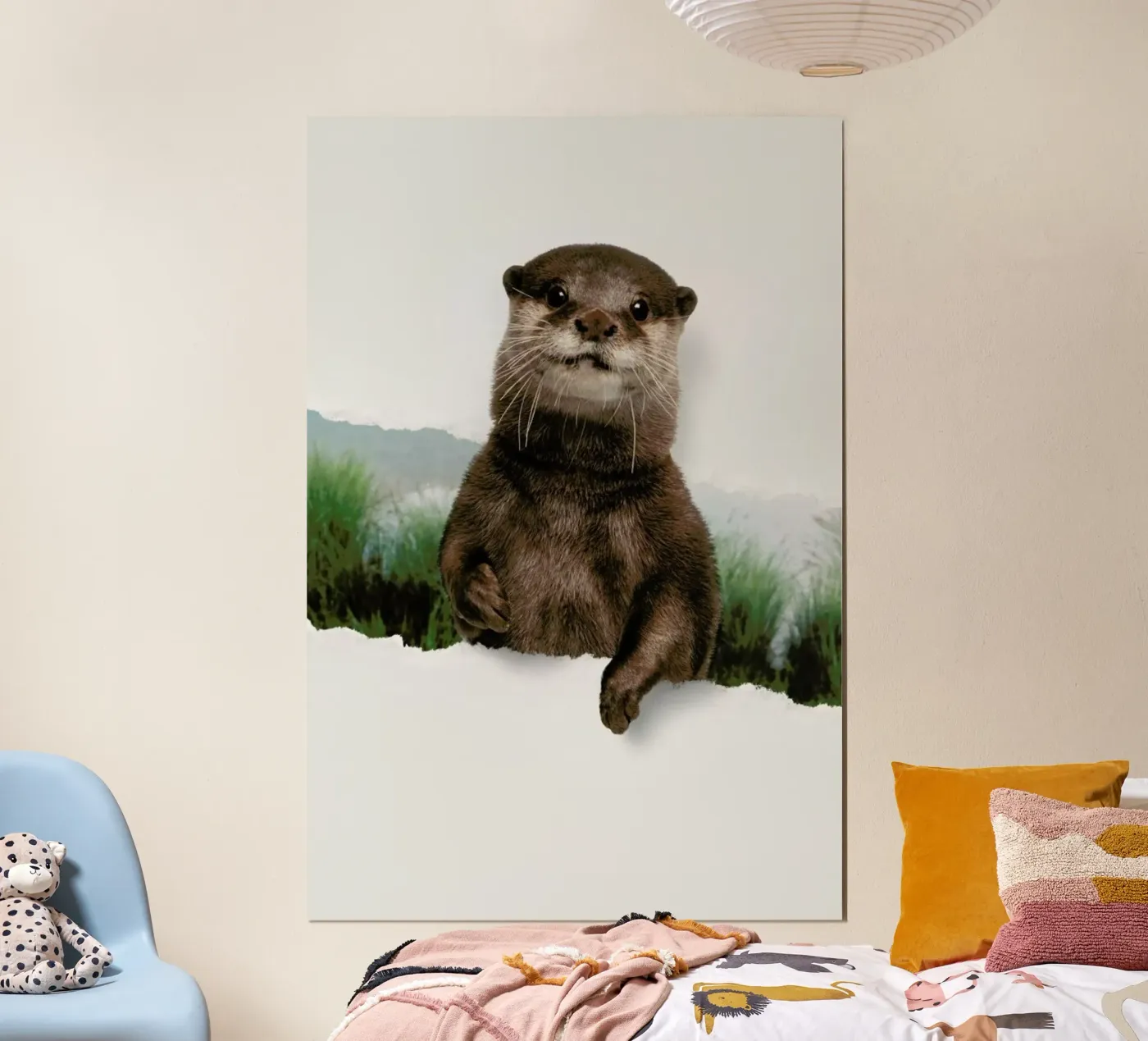 Otter Torn Paper poster da JONAS LOOSE KIDS