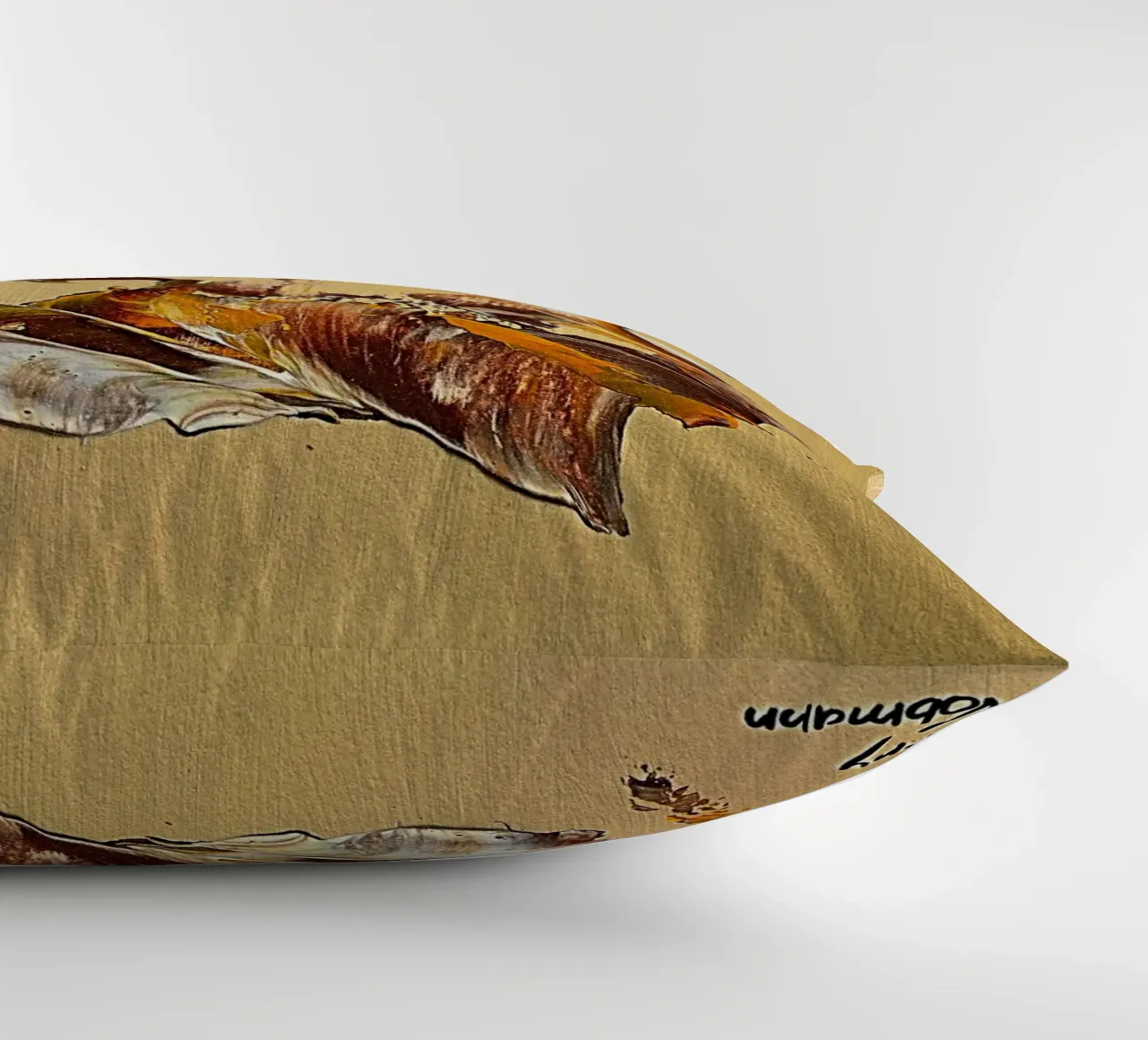 MESSAGE FROM THE HEART 36 cuscino da Thierry Vobmann Abstract painting