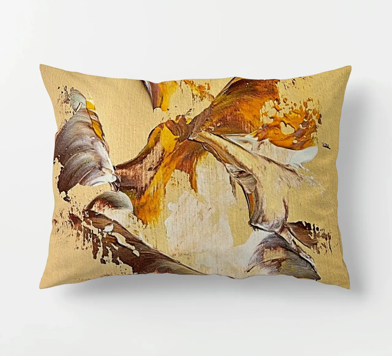 MESSAGE FROM THE HEART 36 cuscino da Thierry Vobmann Abstract painting