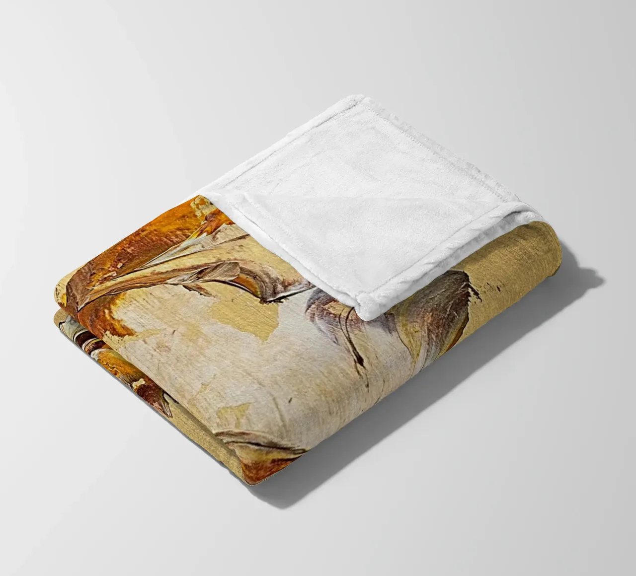 MESSAGE FROM THE HEART 36 coperta in pile da Thierry Vobmann Abstract painting