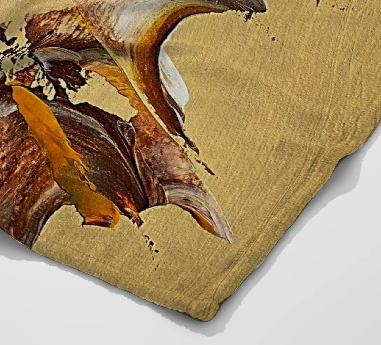 MESSAGE FROM THE HEART 36 coperta in pile da Thierry Vobmann Abstract painting