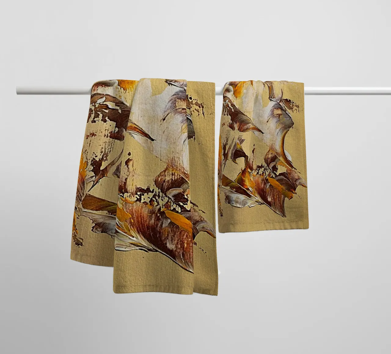 MESSAGE FROM THE HEART 36 asciugamano da bagno da Thierry Vobmann Abstract painting