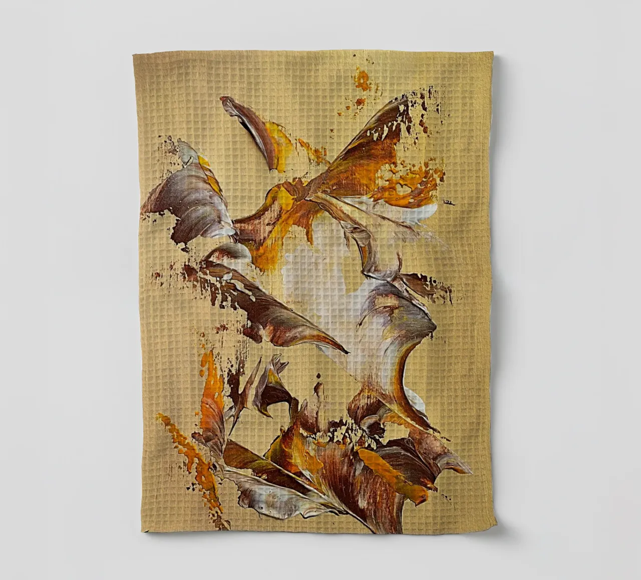 MESSAGE FROM THE HEART 36 canovaccio da cucina da Thierry Vobmann Abstract painting