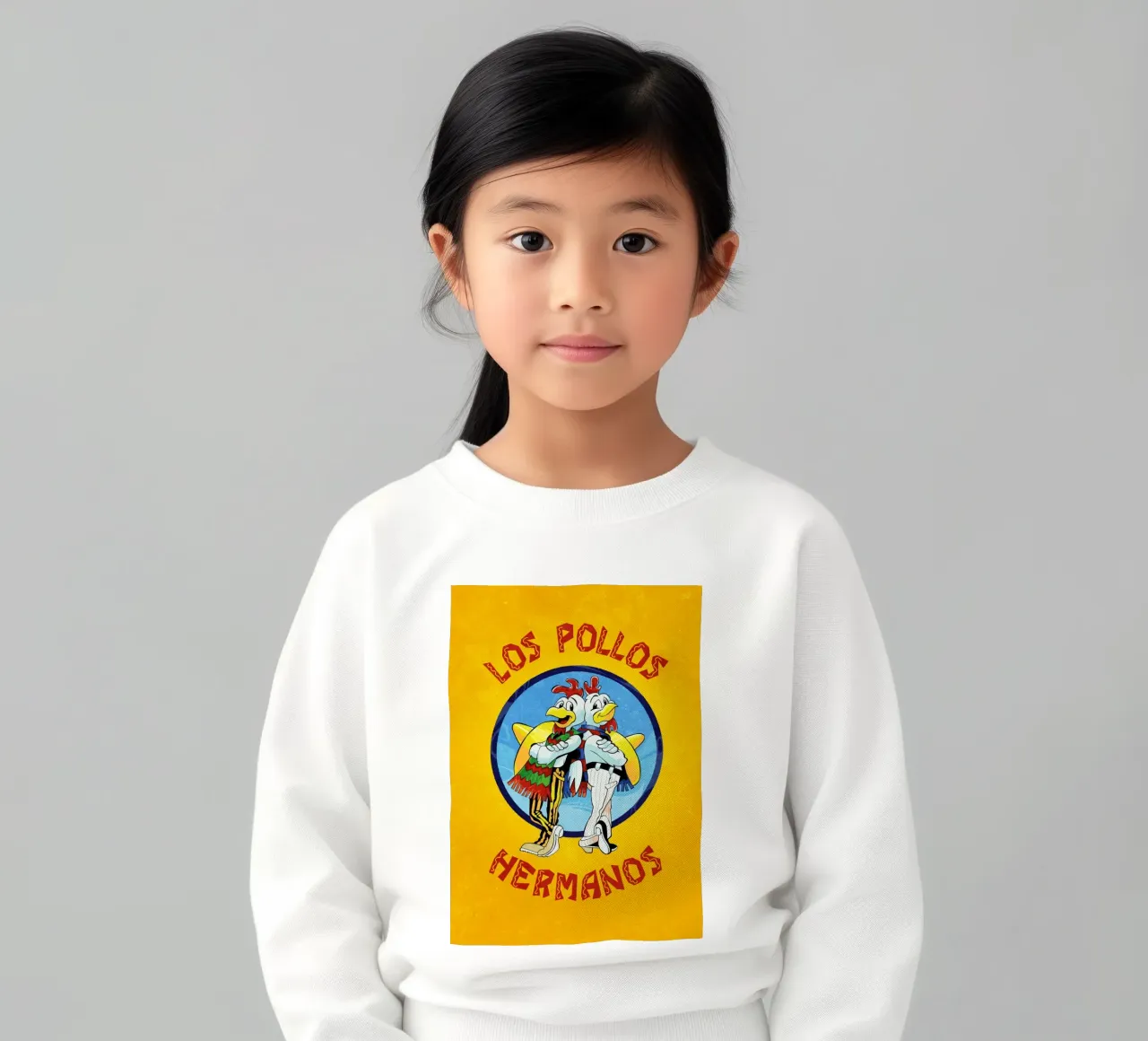 Los Pollos Hermanos kids sweatshirt by nabakumov