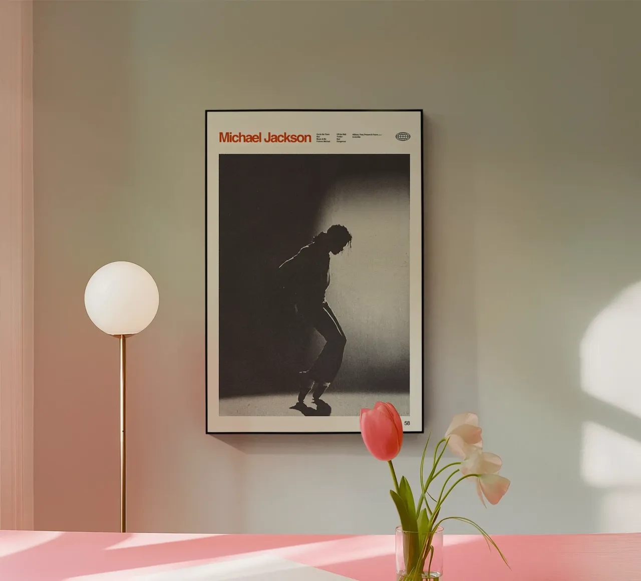 Michael Jackson: The King of Pop plexiglass da Attaboy Dsgn