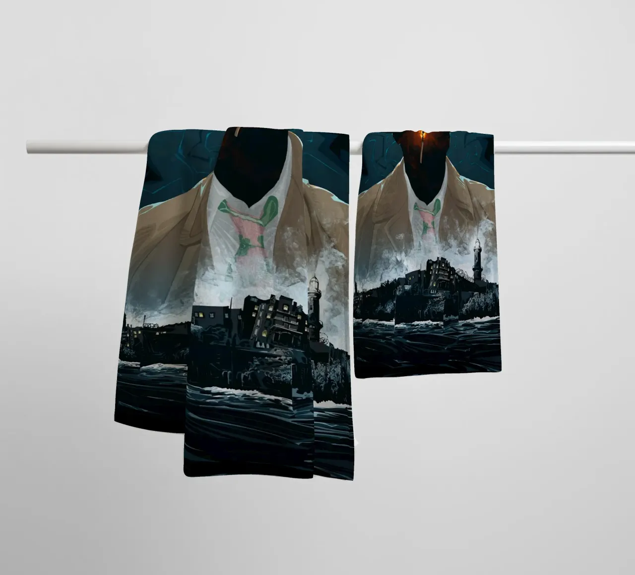 Shutter Island asciugamano da bagno da nabakumov