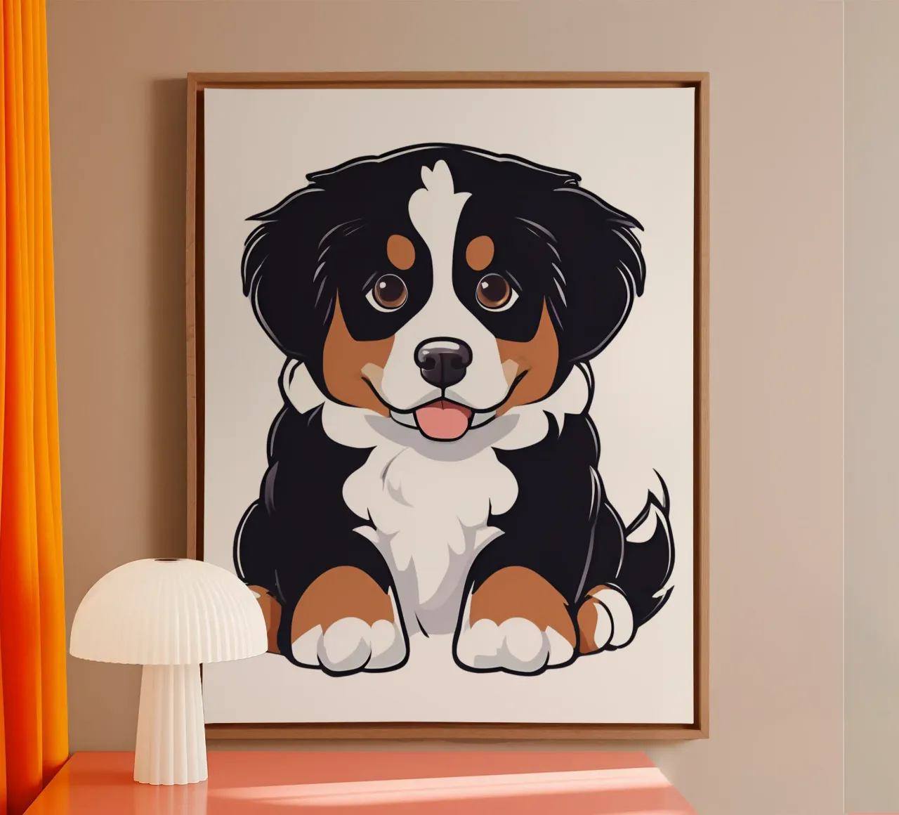 Liefste, liefste, liefste #3 canvas met Baklijst van Yumis.Beargang.and.Me