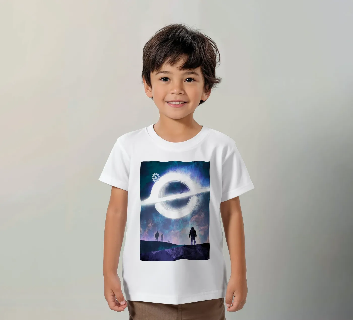Interstellar Silhouettes t-shirt bambini da nabakumov