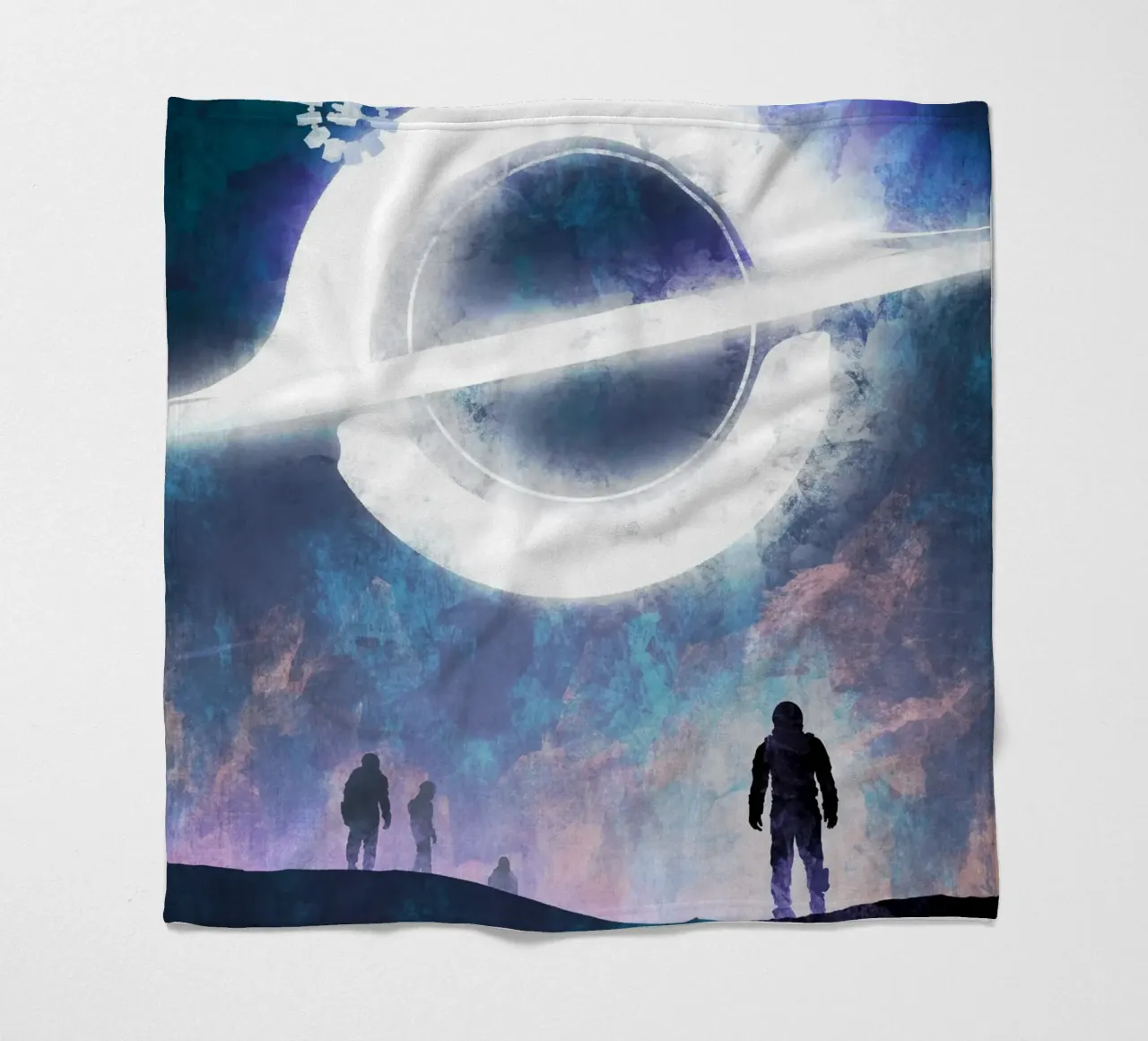 Interstellar Silhouettes fleecedeken van nabakumov