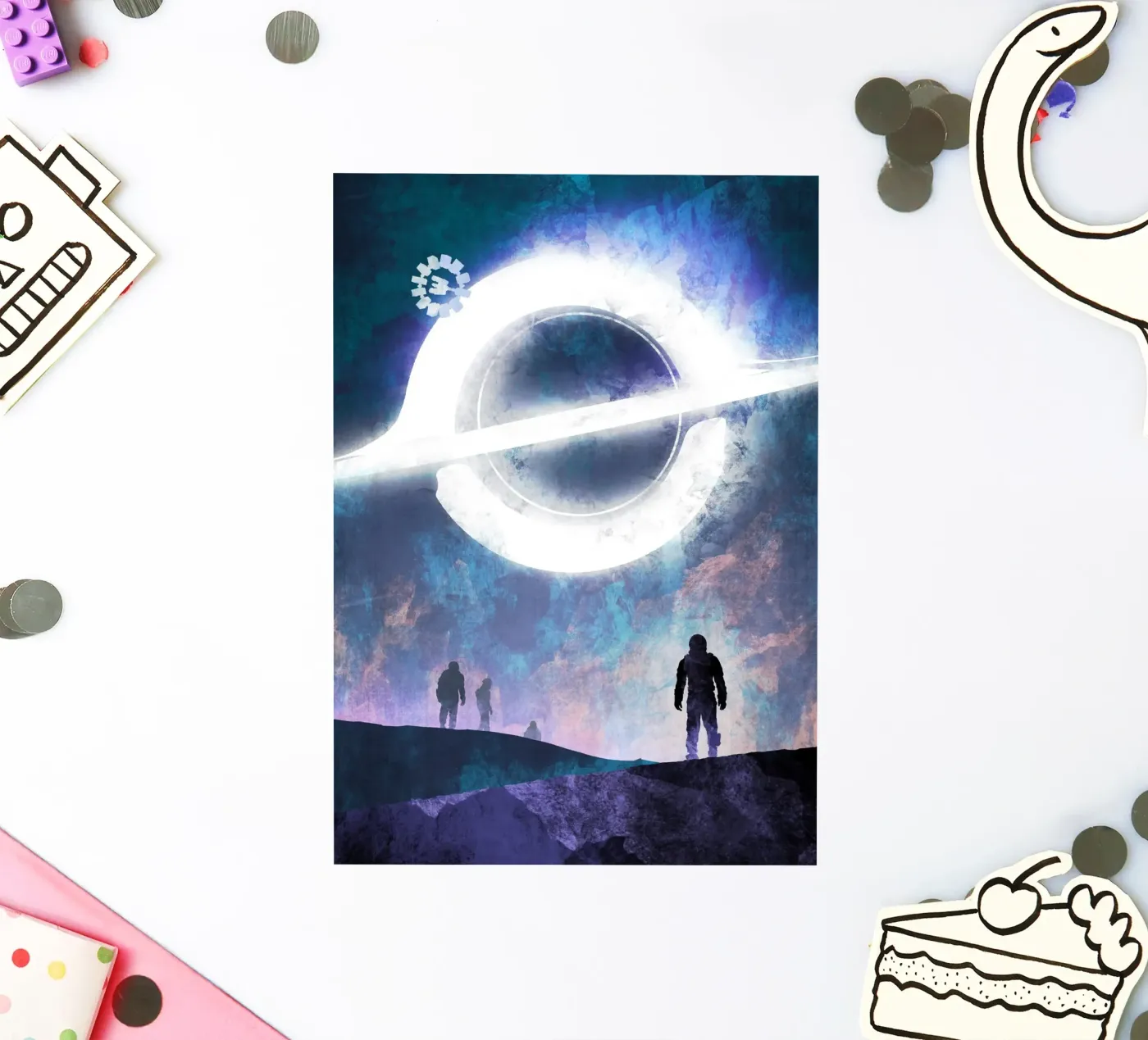 Interstellar Silhouettes sticker van nabakumov