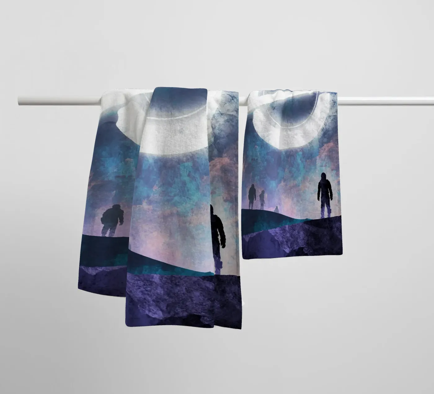 Interstellar Silhouettes towel by nabakumov