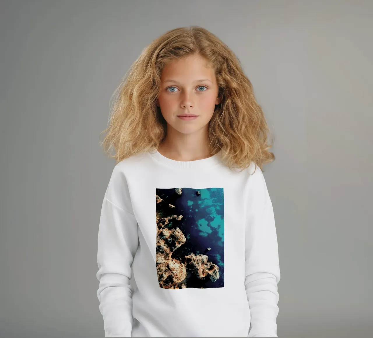 Coasts And Stones felpa bambino da Sebastian Hilgetag