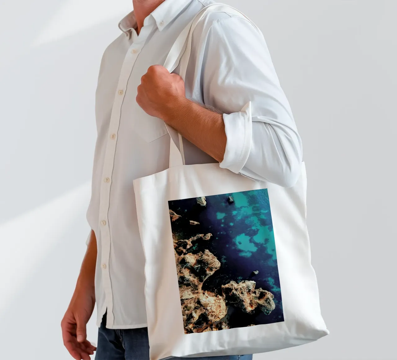 Coasts And Stones tote bag by Sebastian Hilgetag