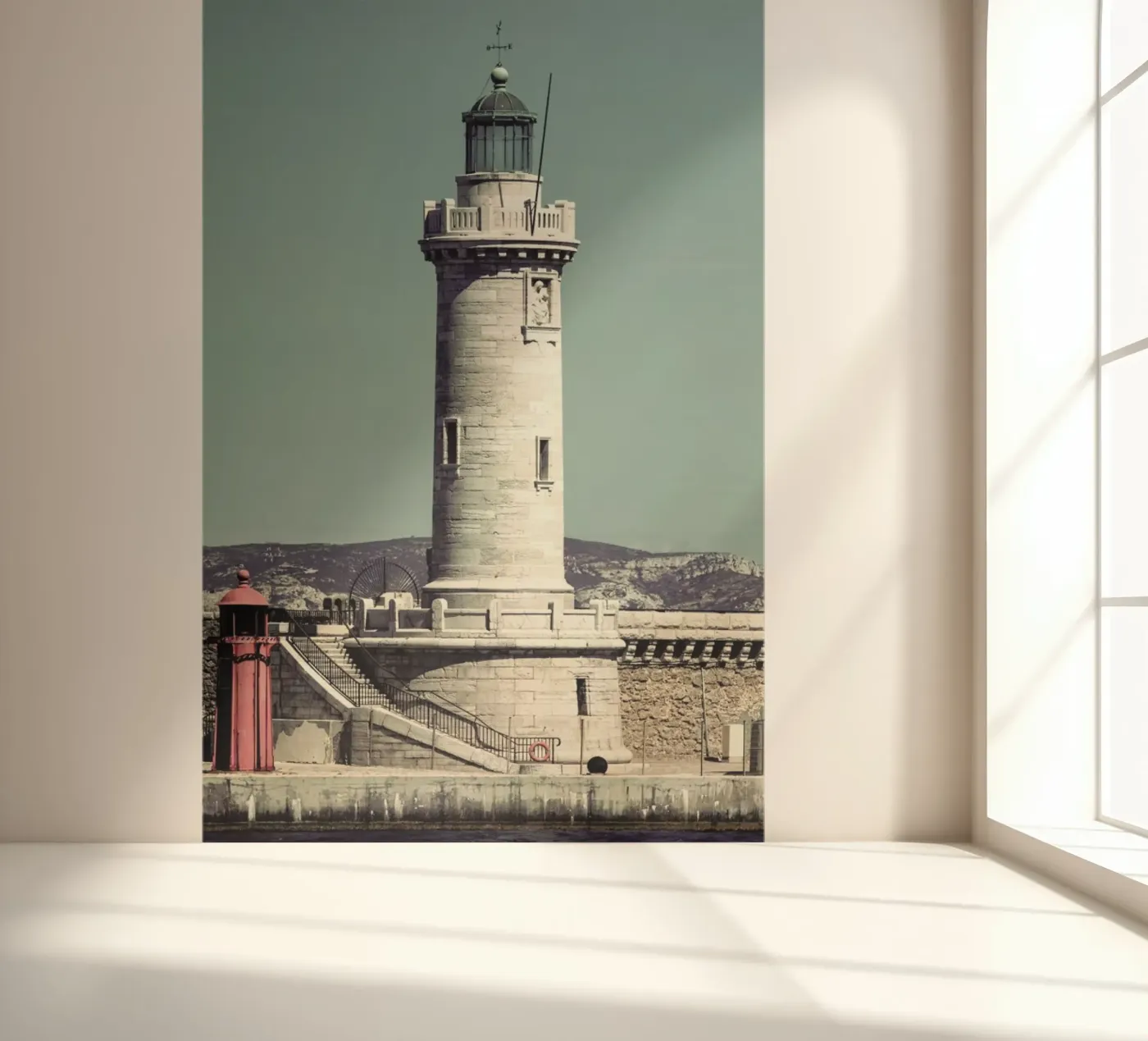 Lighthouse fotobehang van Michael Belhadi