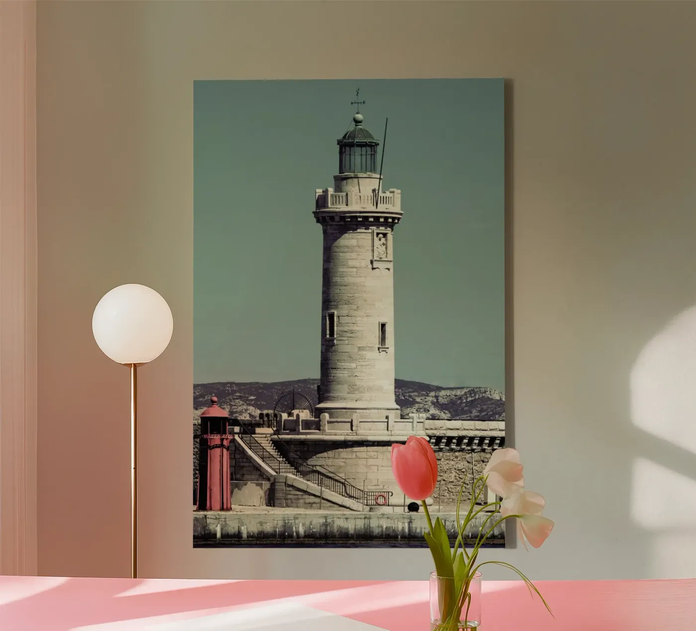 Lighthouse canvas by Michael Belhadi