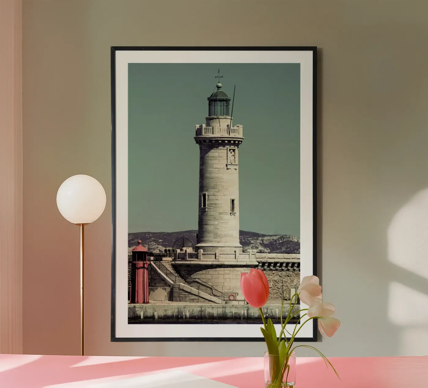 Lighthouse poster van Michael Belhadi