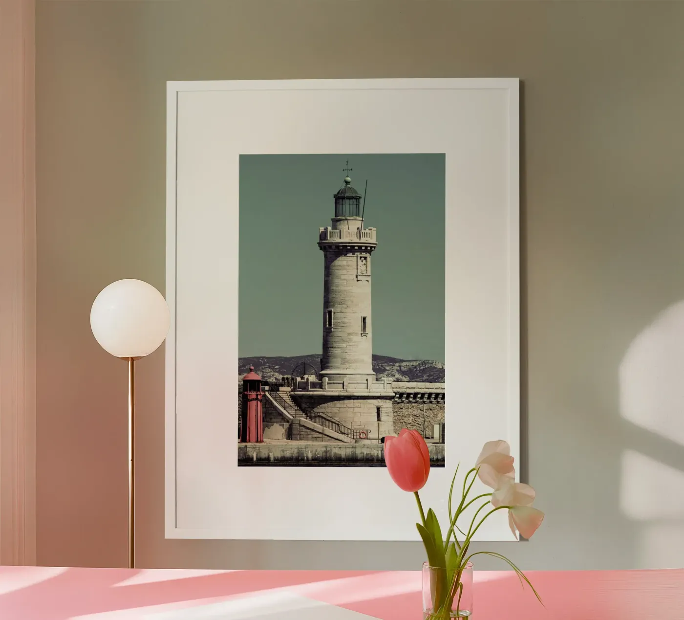 Lighthouse poster van Michael Belhadi