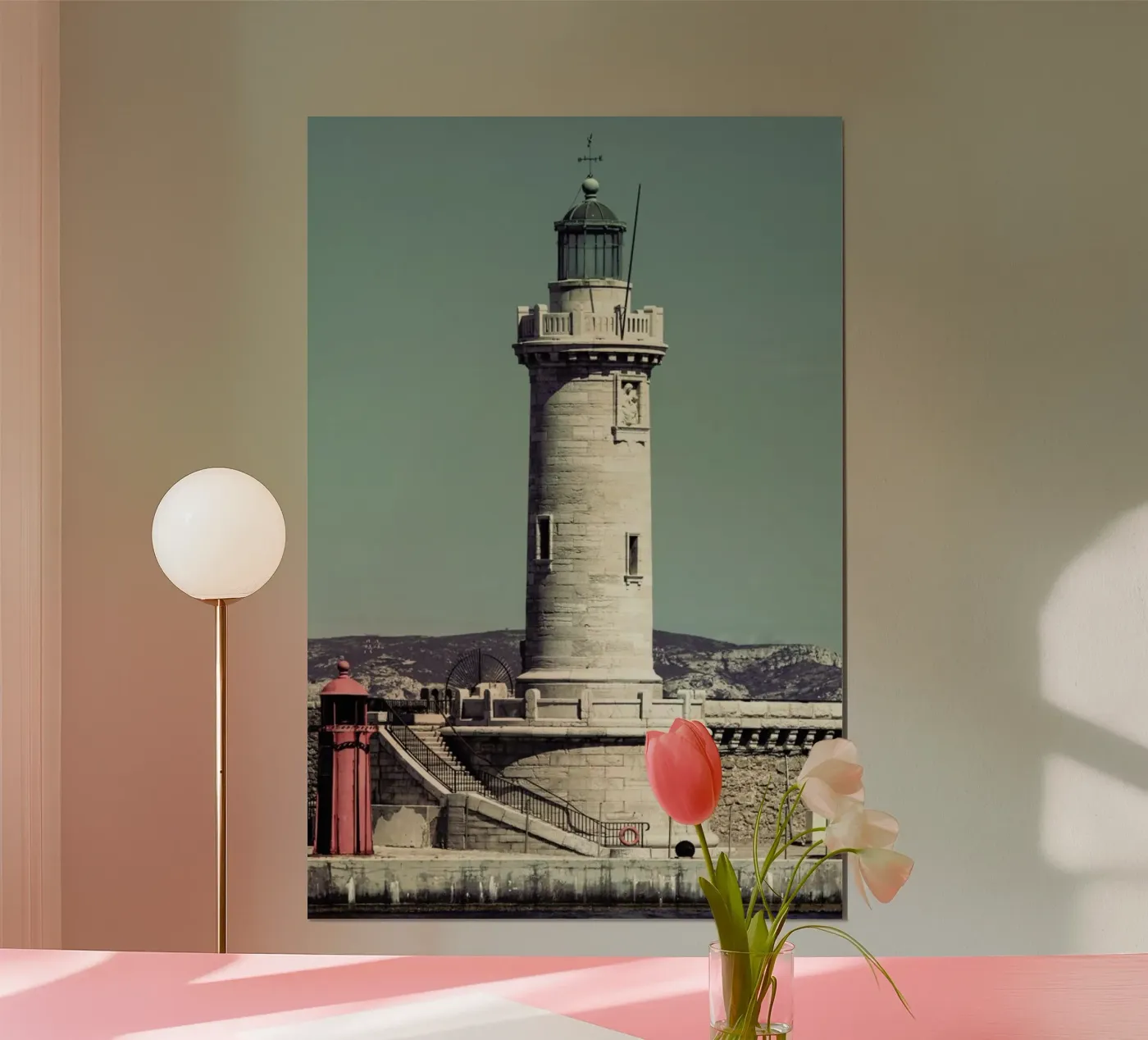 Lighthouse poster van Michael Belhadi