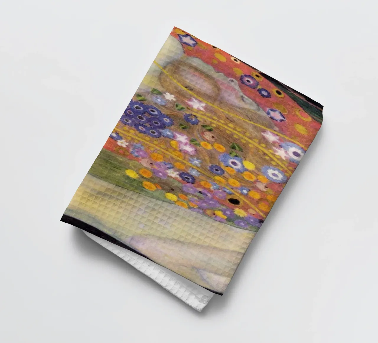 Wasserschlangen I & II" von Gustav Klimt Geschirrtuch von Classic Art Prints