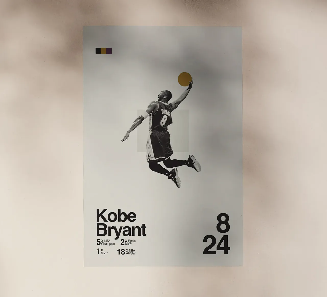 Kobe Bryant pellicola backlit da Attaboy Dsgn